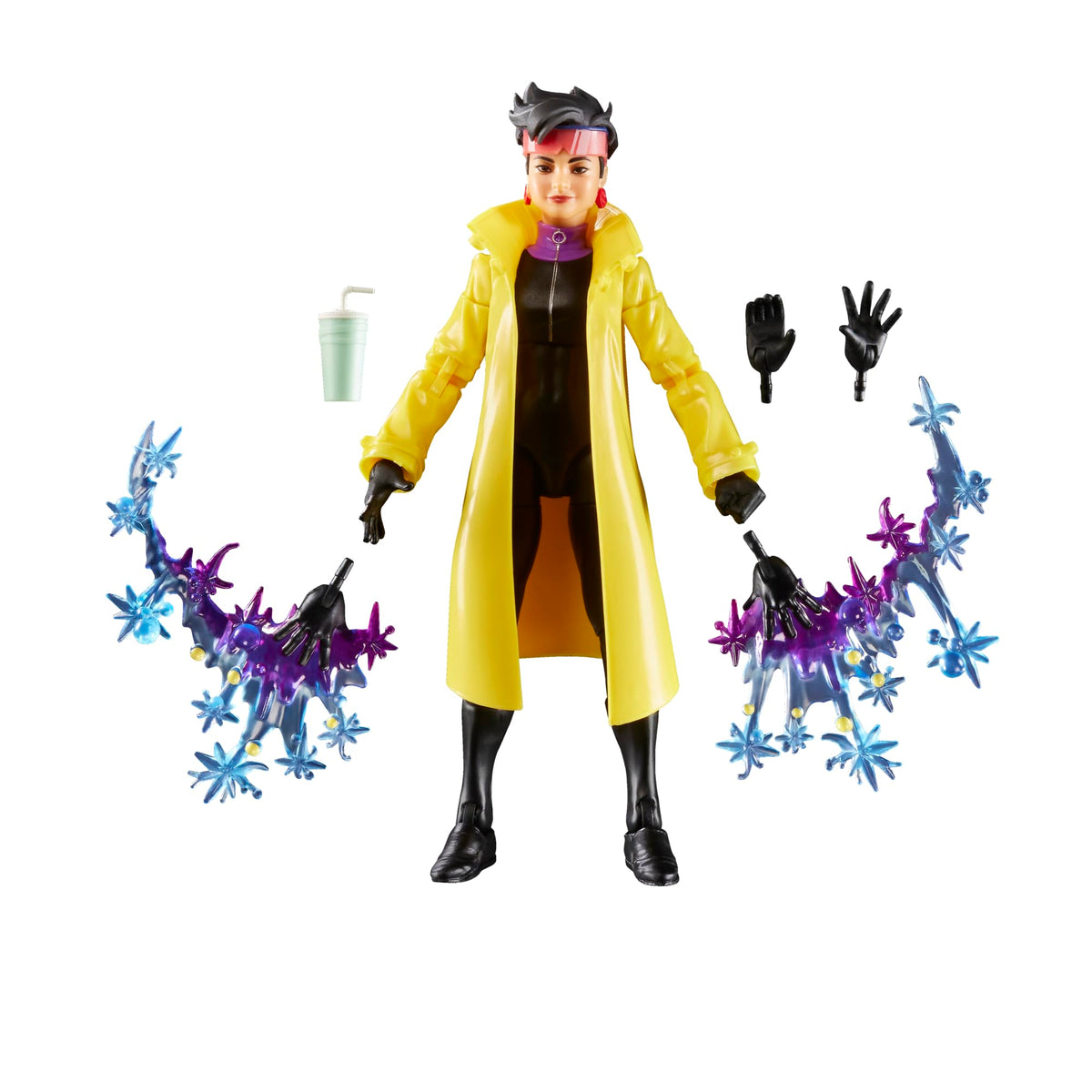 Marvel Jubilee X-Men '97 figure front view highlighting premium articulation for dynamic display.