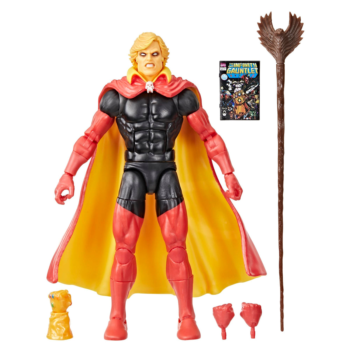 Marvel Legends Adam Warlock figure in full 6 inch scale for display