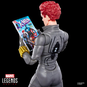 Marvel Legends Black Widow action figure with accessories, perfect for recreating iconic scenes.