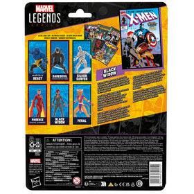Marvel Legends Black Widow comic book cover accessory featuring Uncanny X-Men #268 for display.