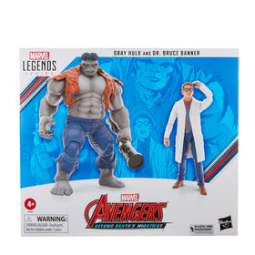 Marvel Legends Dr. Bruce Banner 6in figure front view, ready for display