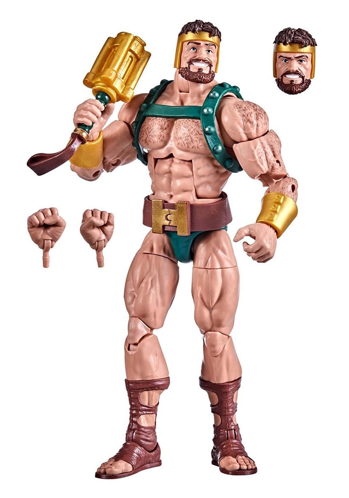 Marvel Hercules 6-inch figure holding weapon for battle-ready display