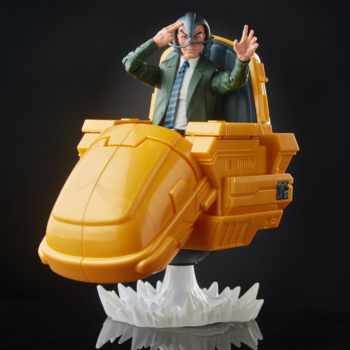 Marvel Legends hover chair detail close-up for craftsmanship appreciation