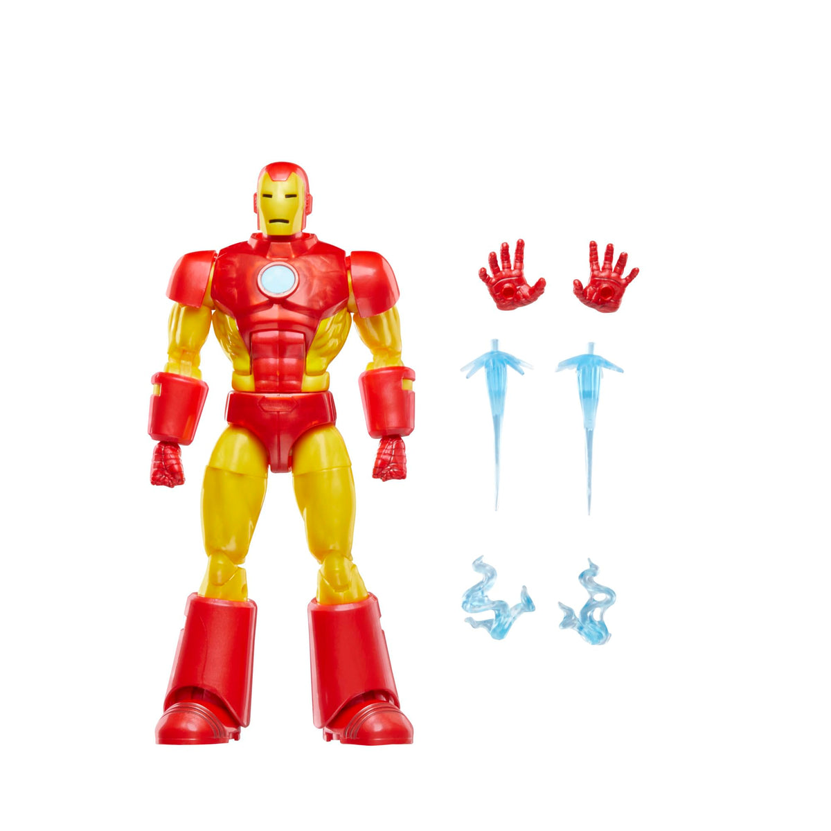 Marvel Legends Iron Man Model 09 front view for premium display