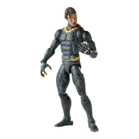 Marvel Legends Killmonger figure front view showcases premium articulation for display-ready poses.