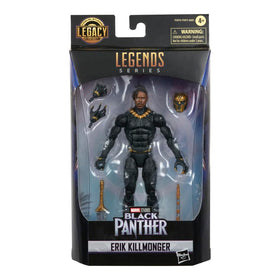 Marvel Legends Killmonger figure pose-setup for recreating iconic MCU action moments.