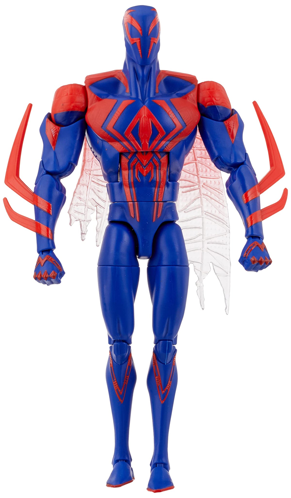 Marvel Legends Spider-Man 2099 front view shows premium detailing for display.