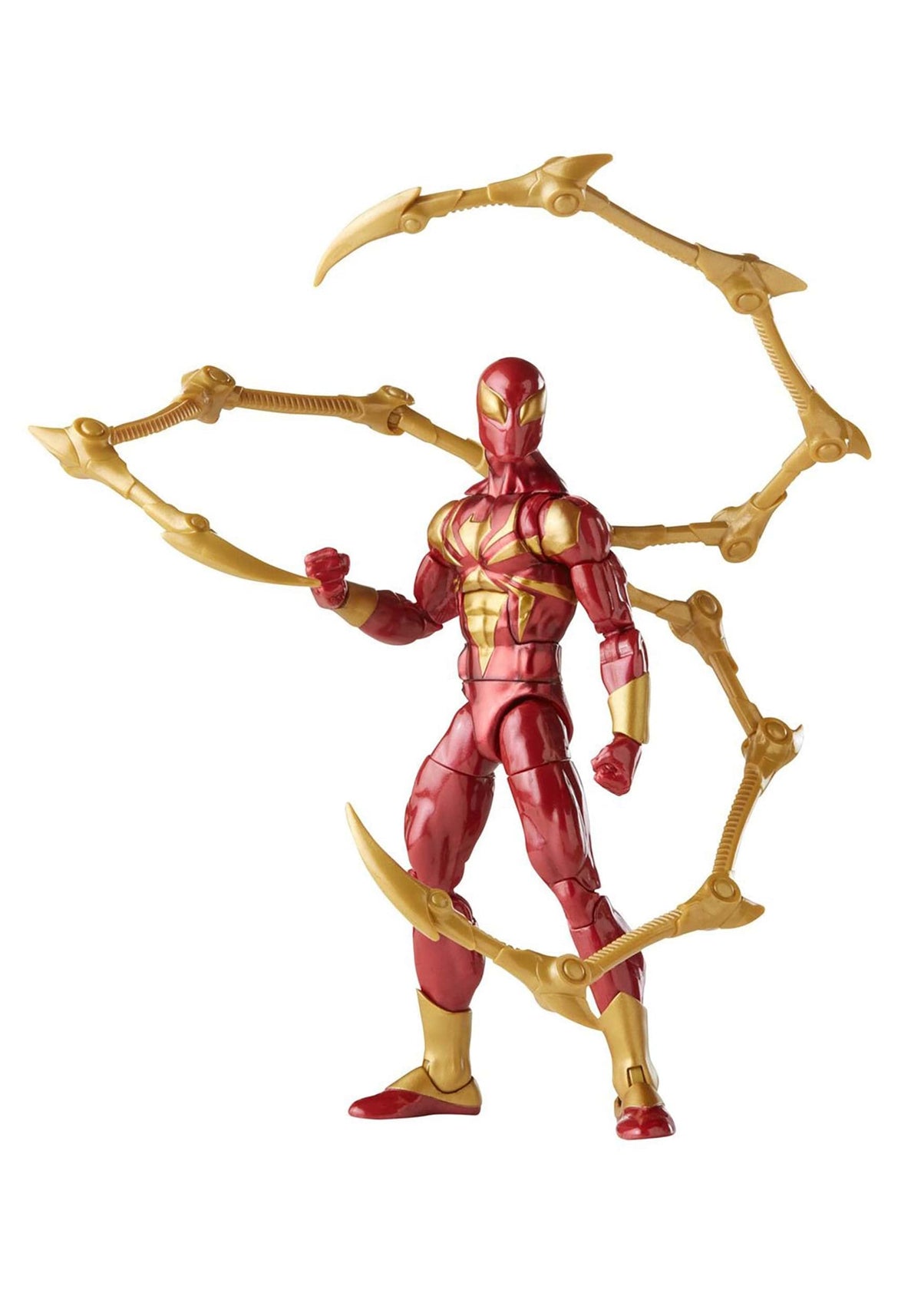 Marvel Iron Spider 6-inch figure front view for dynamic display and posing.
