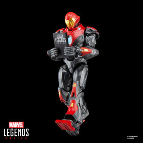Marvel Legends Ultimate Iron Man comic book cover accessory from Ultimate Iron Man #1