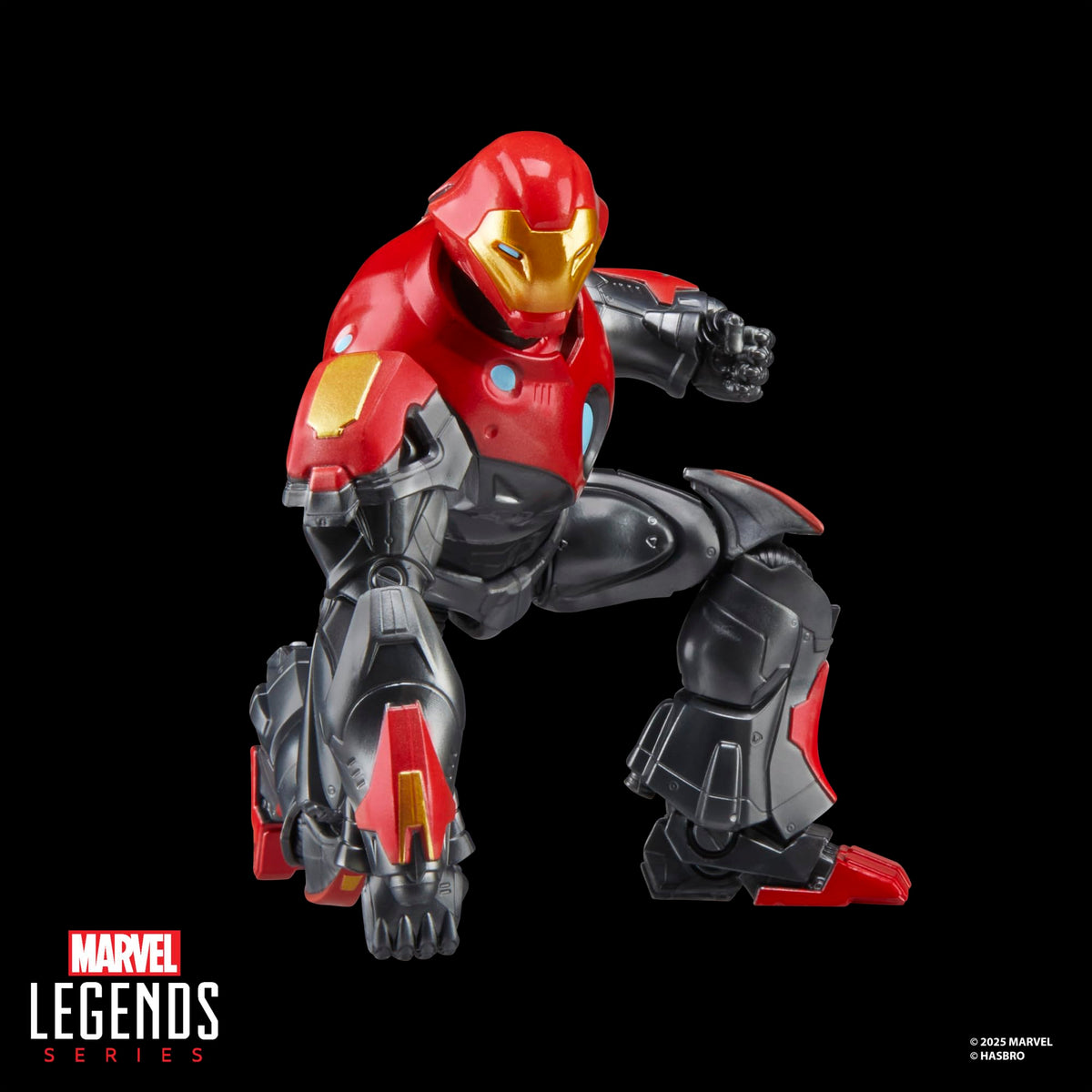 Marvel Legends Ultimate Iron Man packaging art celebrating comic roots