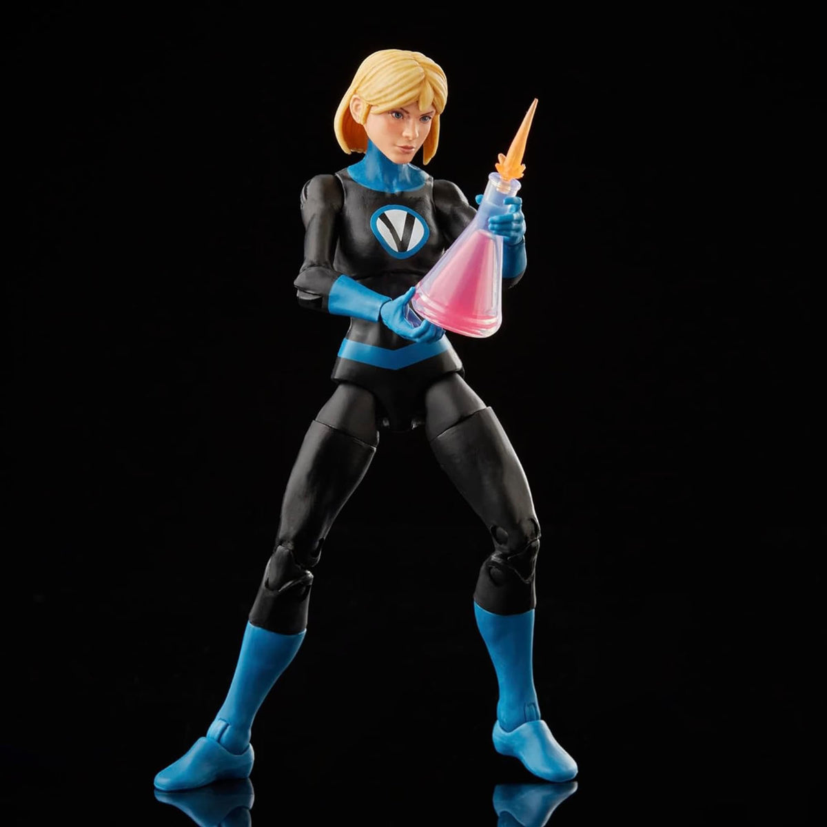 Marvel Legends Valeria Richards dynamic pose image for collection display.