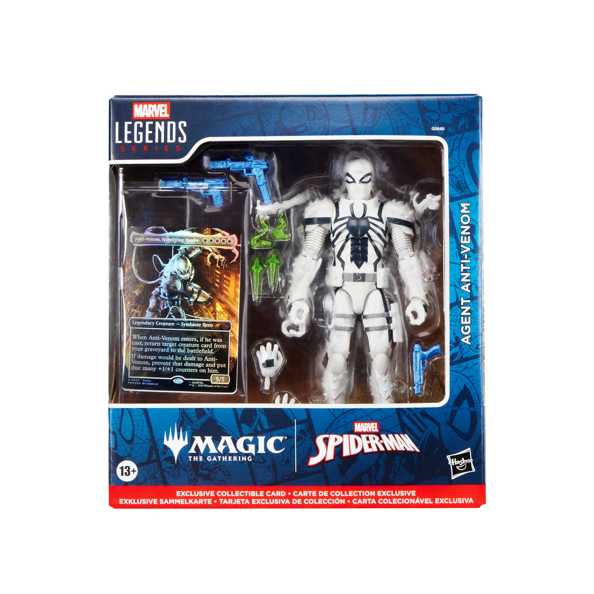 Marvel Legends Agent Anti-Venom figure in 6-inch scale for dynamic display