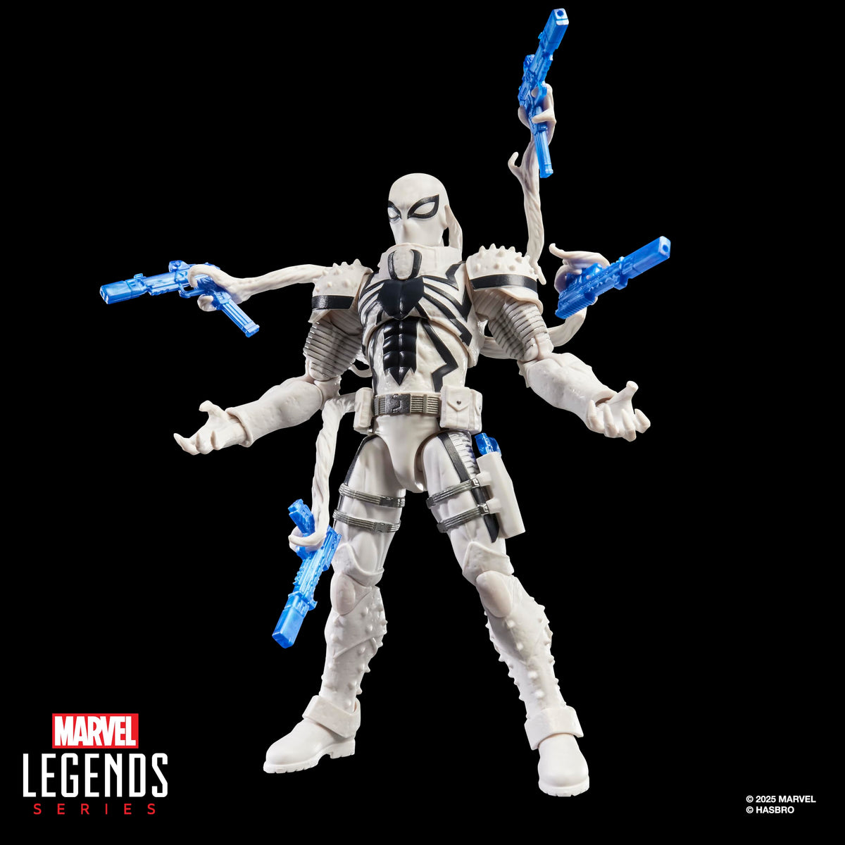 Agent Anti-Venom unmasked head for varied posing and storytelling