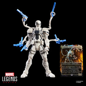 Agent Anti-Venom wall-crawling hands for dramatic scenes