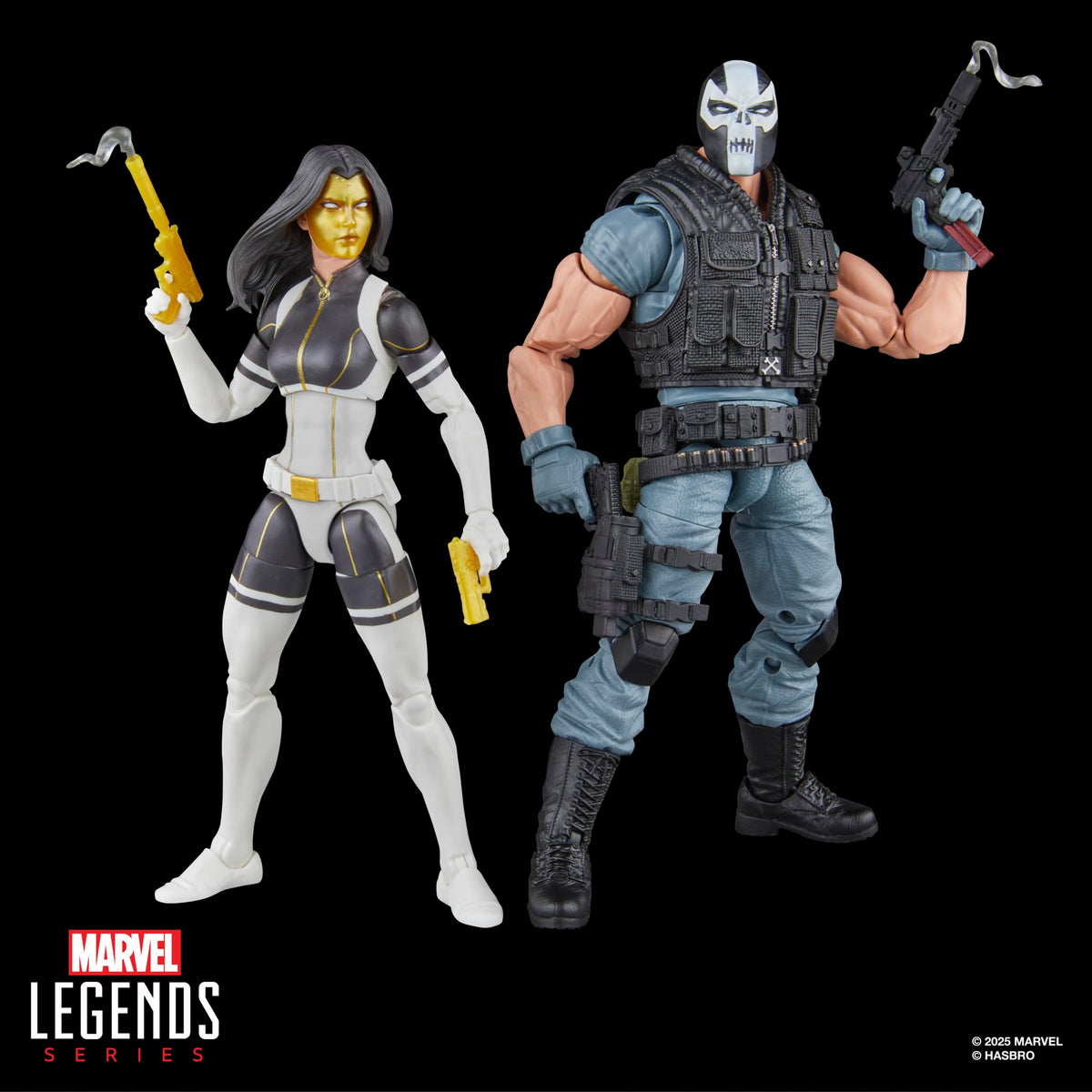 Marvel Legends articulation for over 20 points of poseability.