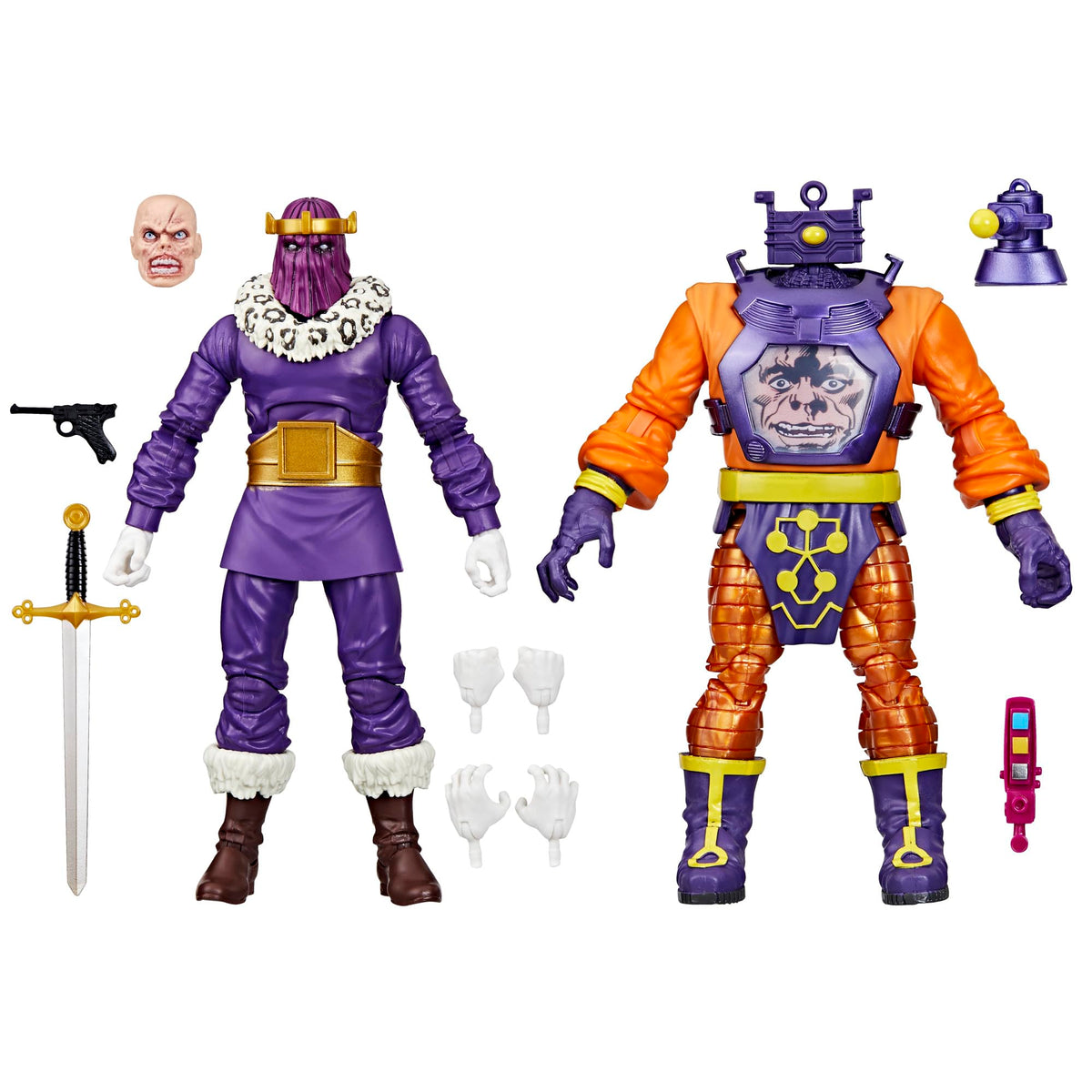 Marvel Legends Baron Zemo figure front view for dynamic display
