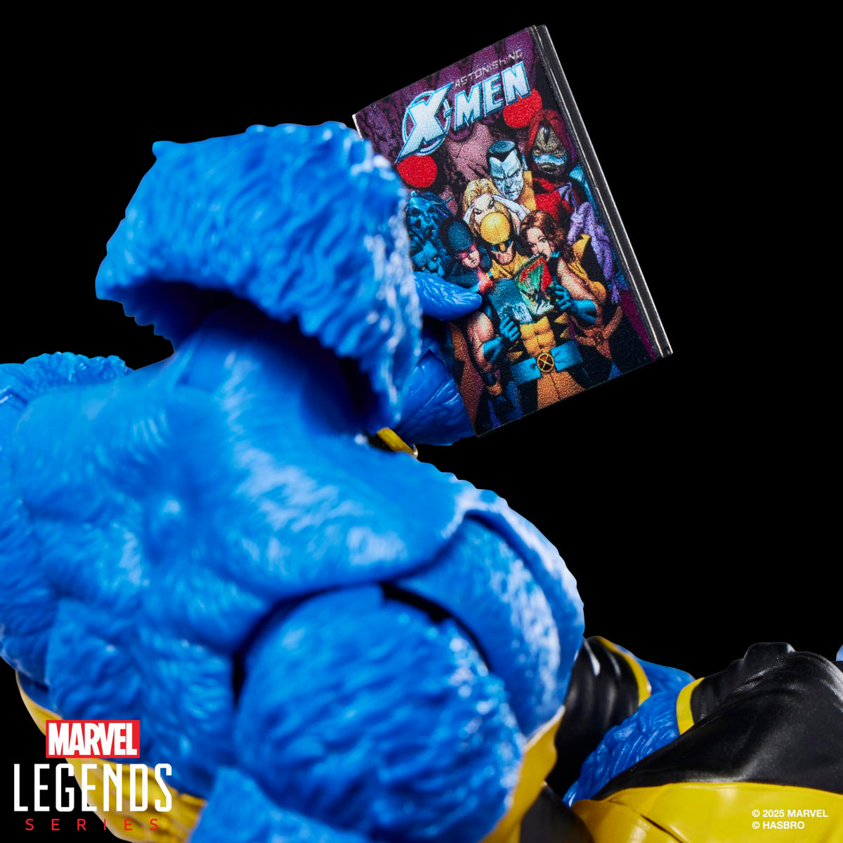 Marvel Legends Beast articulation poses show dynamic display options.