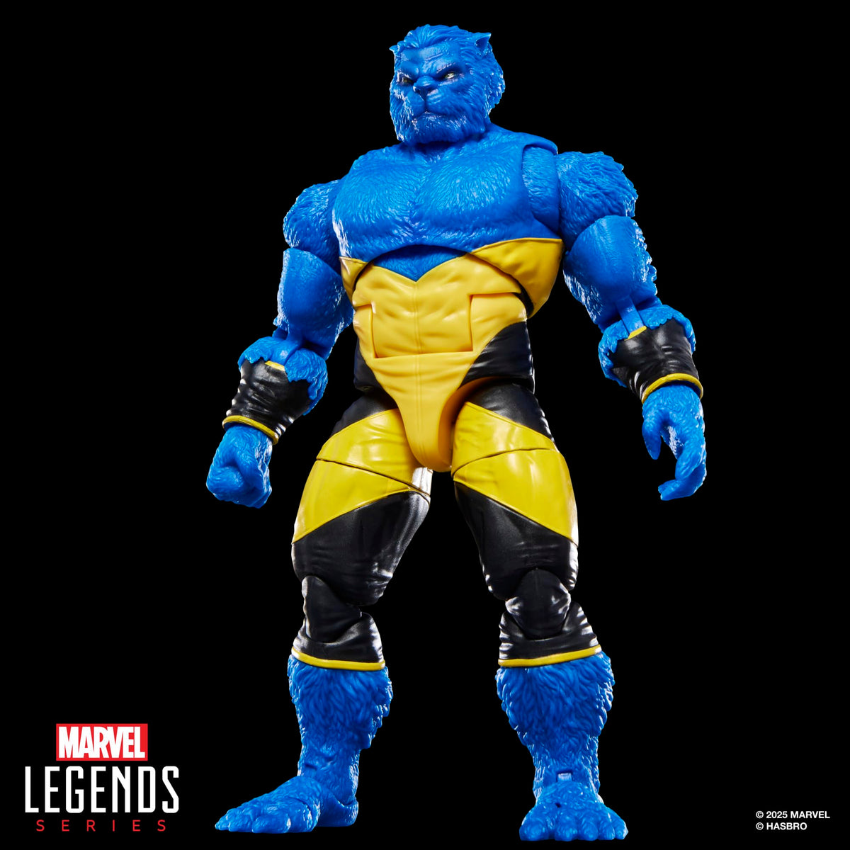 Marvel Legends Beast inspired by Astonishing X-Men cover art for context.