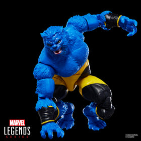 Marvel Legends Beast comic book accessory featuring Astonishing X-Men cover.