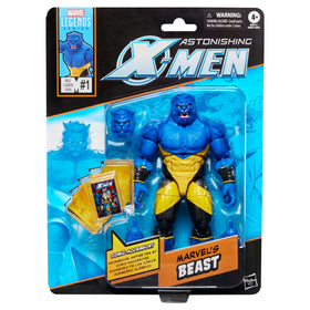 Marvel Legends Beast front view figure ideal for display and posing.