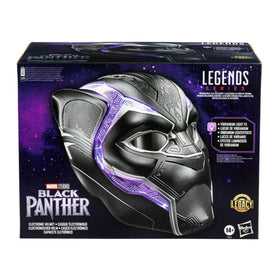 Marvel Legends Black Panther helmet display-ready for a shelf or case