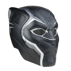 Marvel Legends Black Panther helmet with light FX for dramatic cosplay