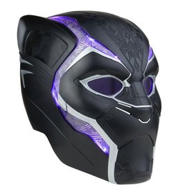 Marvel Legends Black Panther helmet side view with armor deco