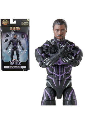 Marvel Legends Black Panther legacy accessories showing pose options.