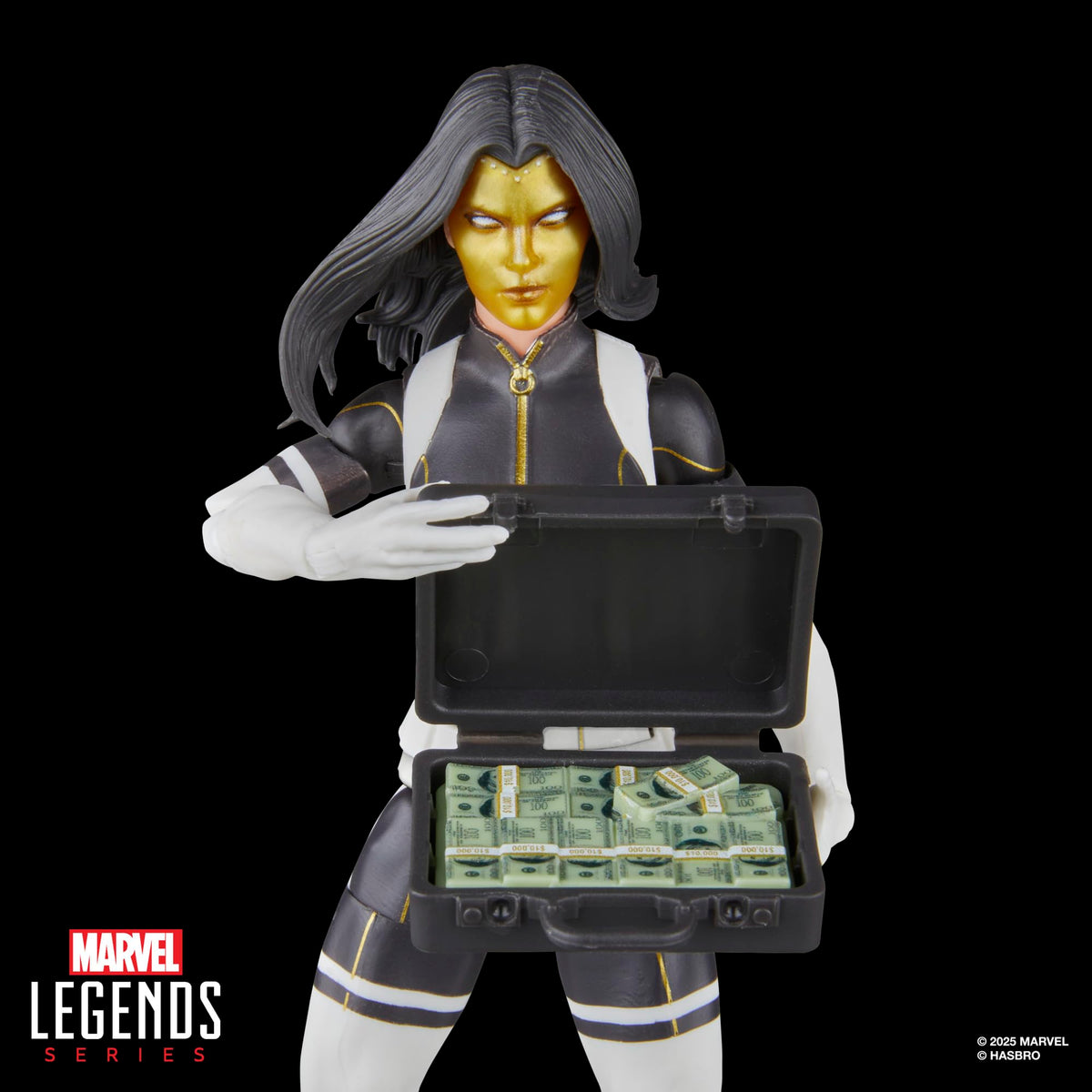 Marvel Legends Crossbones figure front view with menacing pose.