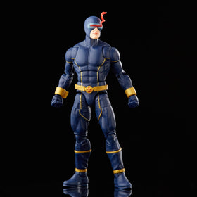 Marvel Legends Cyclops figure ready for collector display with authentic design