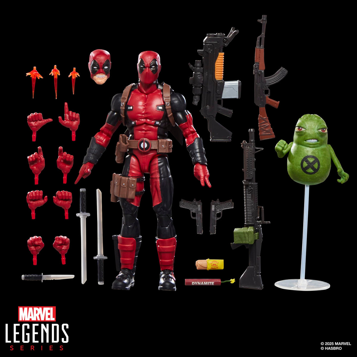 Deadpool 24-accessory pack for versatile display and imaginative scenes.