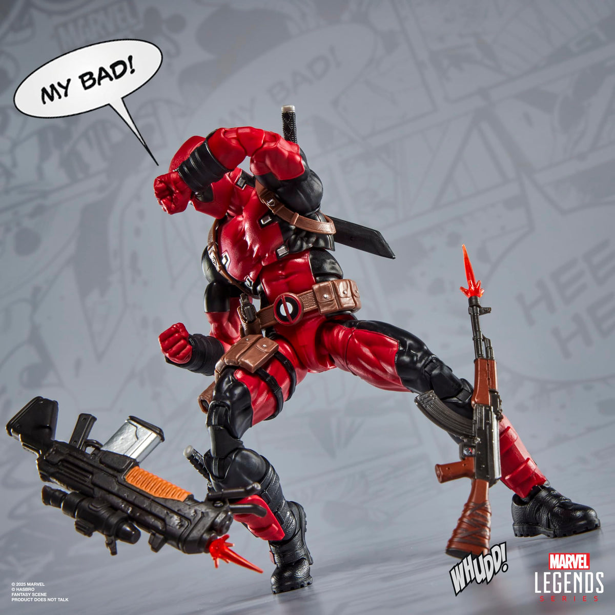 Deadpool pointer hands for action-ready gestures and dynamic scenes.