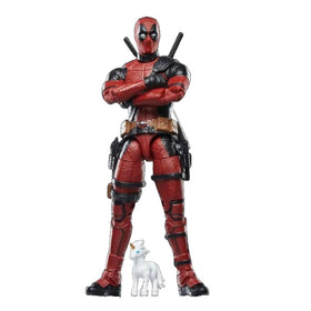 Deadpool unicorn accessory adds whimsy to Deadpool display.