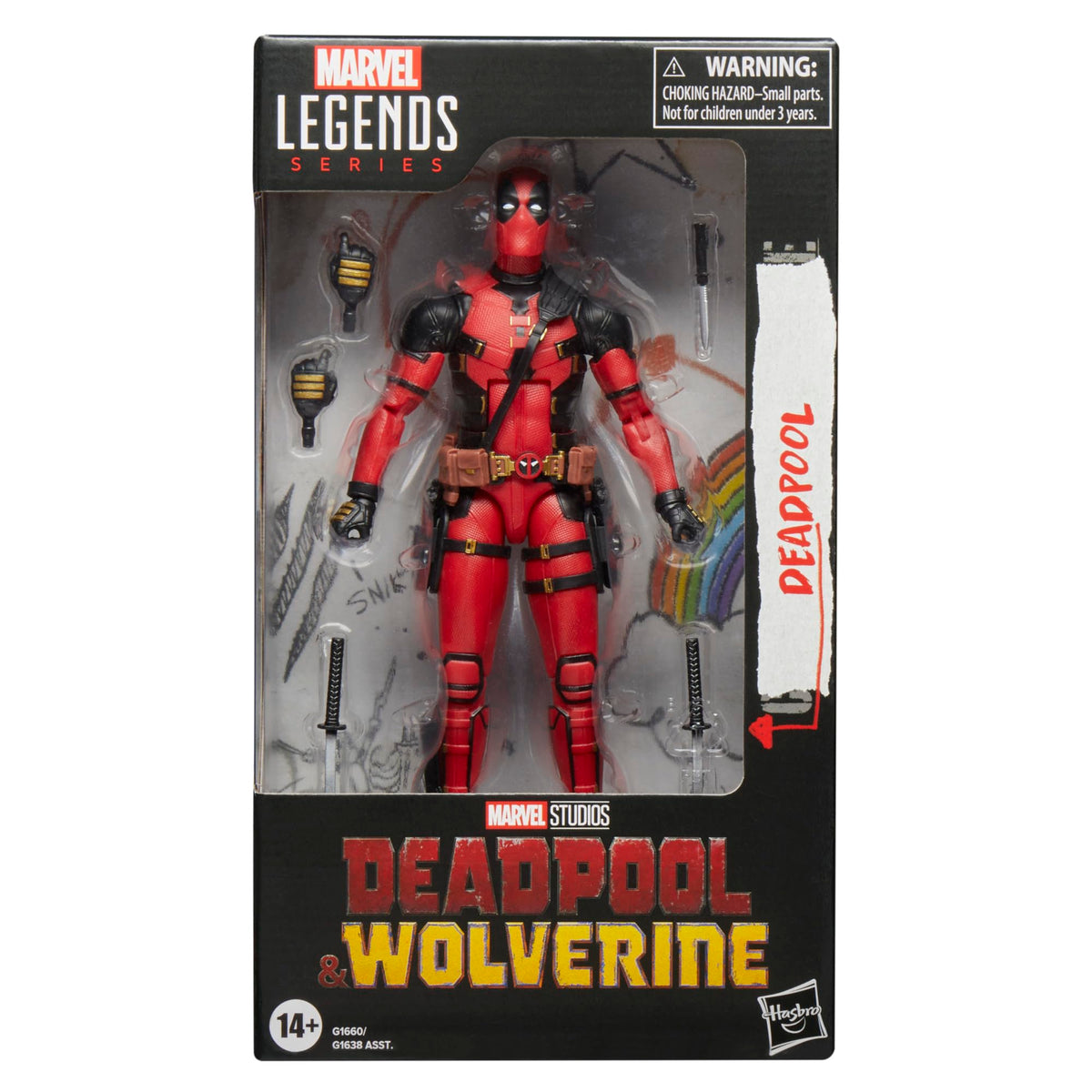 Deadpool & Wolverine posed action emphasizes articulation for dynamic shelf poses