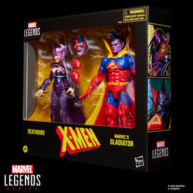 Marvel Legends Deathbird & Gladiator, articulation close-up highlighting over 20 points for dynamic posing.