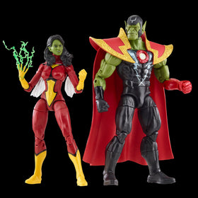 Marvel Legends 6-inch figures with premium deco and articulation on display.