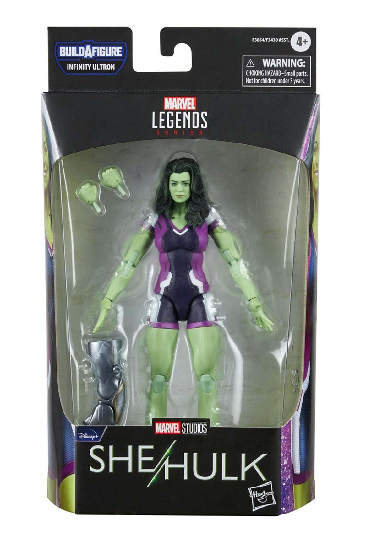 Marvel Legends Disney Plus She-Hulk packaging art and collector-friendly presentation.