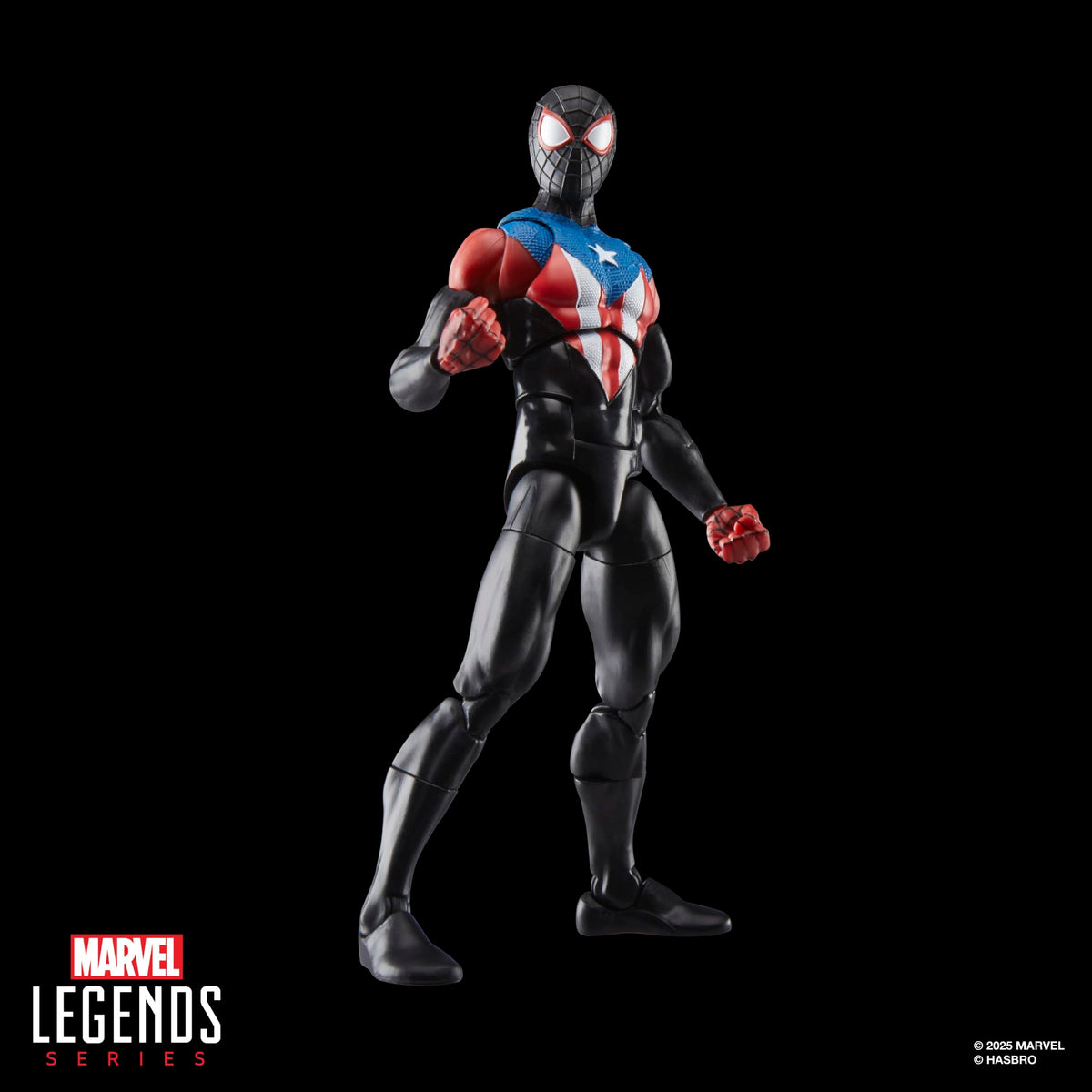 Premium design and deco elevate the Marvel Legends display value.