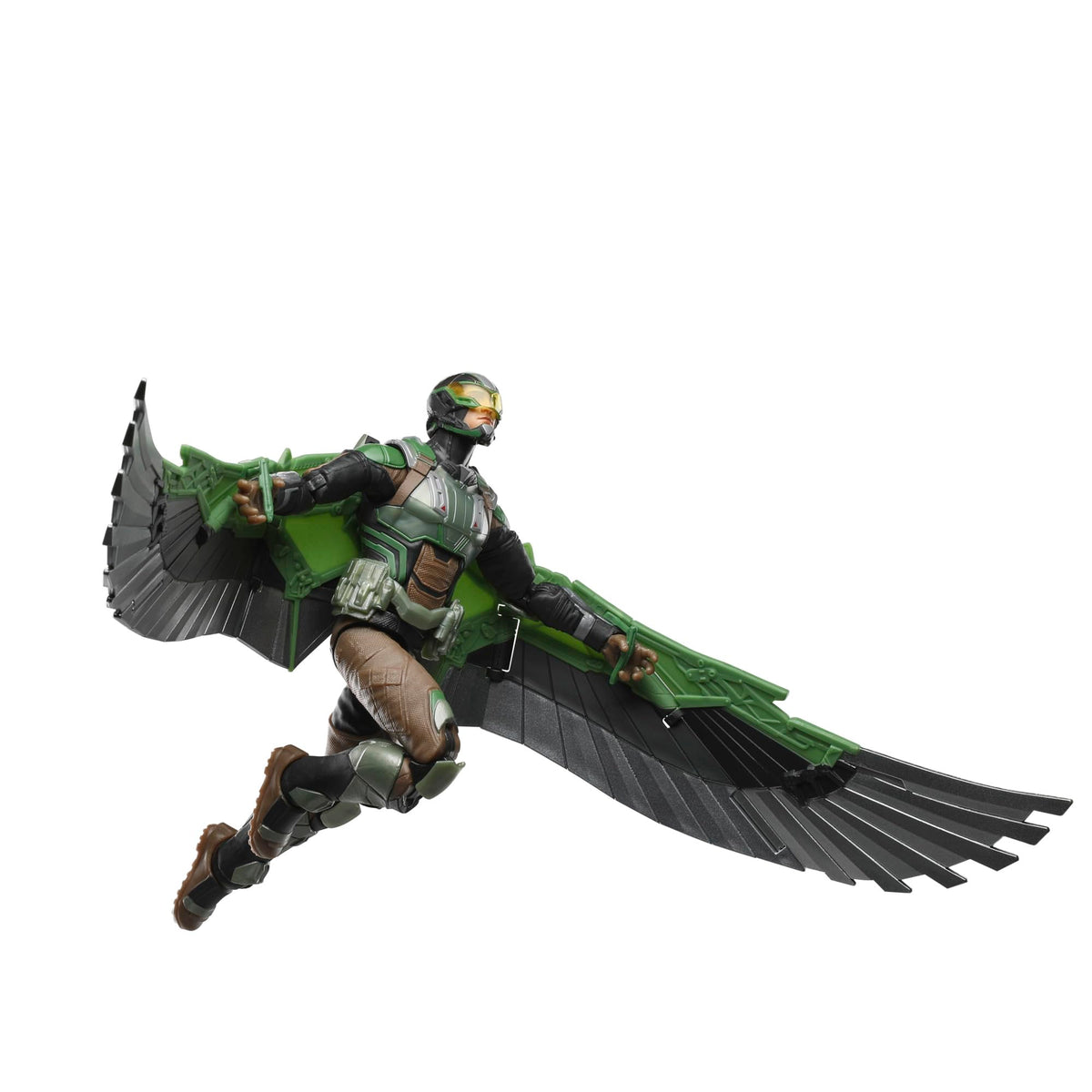 Marvel Legends Falcon Joaquin Torres wings reference the character's former U.S. Air Force heritage.