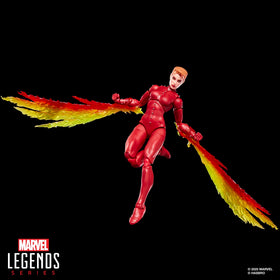 Marvel Phoenix Summers figure offers over 20 articulation points for dynamic posing.