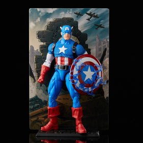 Premium paint and sculpt on Marvel Legends Captain America figure
