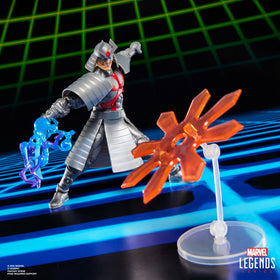 Marvel Legends GamerVerse accessories, including power FX and stands.