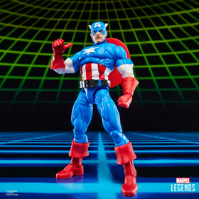 Marvel Legends Gamerverse Captain America alternate heads for customizable display