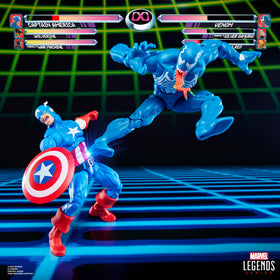 Marvel Legends Gamerverse retro box artwork for collectors' display