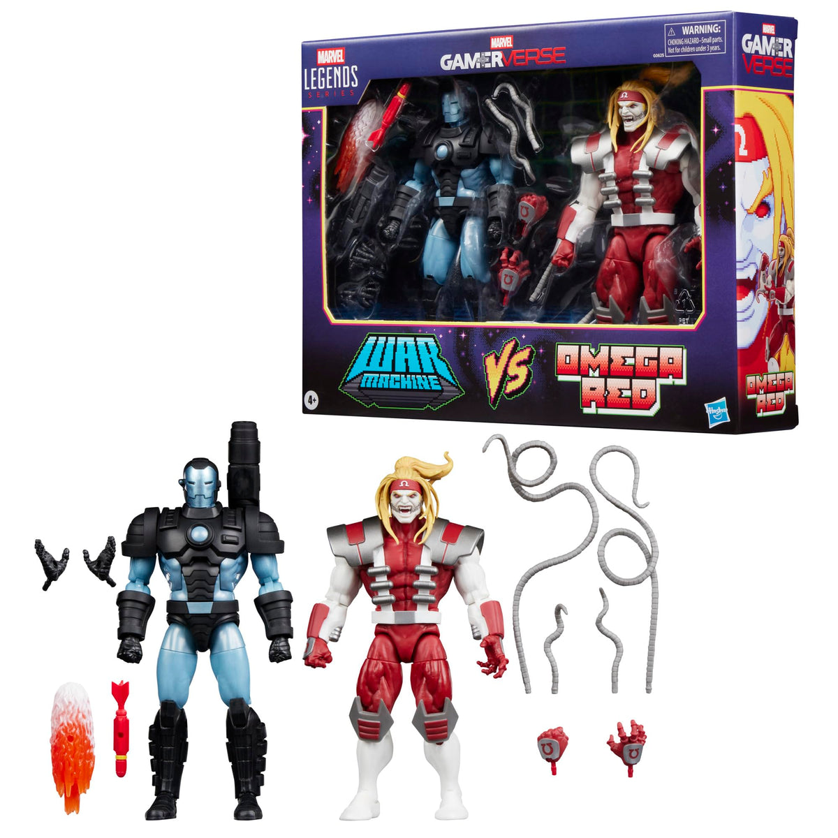 Marvel Legends Gamverse two-pack front view for premium shelf display