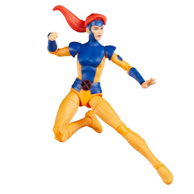 Marvel Legends Jean Grey figure on shelf enhances display narrative