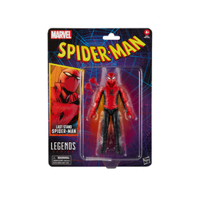 Marvel Legends Last Stand Spider-Man figure, articulated pose highlighting premium deco for dynamic display.