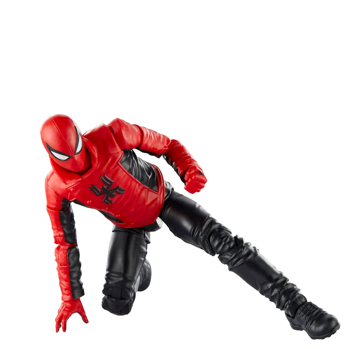 Marvel Legends Last Stand Spider-Man in dynamic pose showcasing articulation.