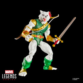 Man-Wolf figure showcased with scene ready display ideas.