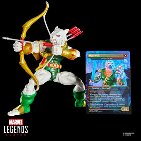 Quiver accessory supports archery style poses for collection displays.